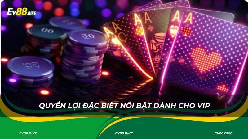 Quyền lợi đặc biệt nổi bật dành cho VIP